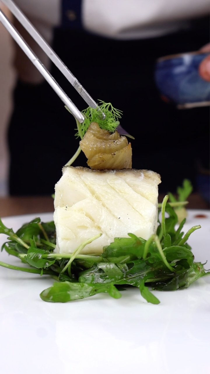 Plato de Bacalao en Tuétano