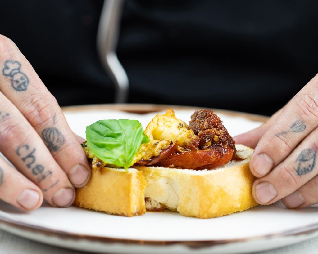 Provola, sobrasada y tomate